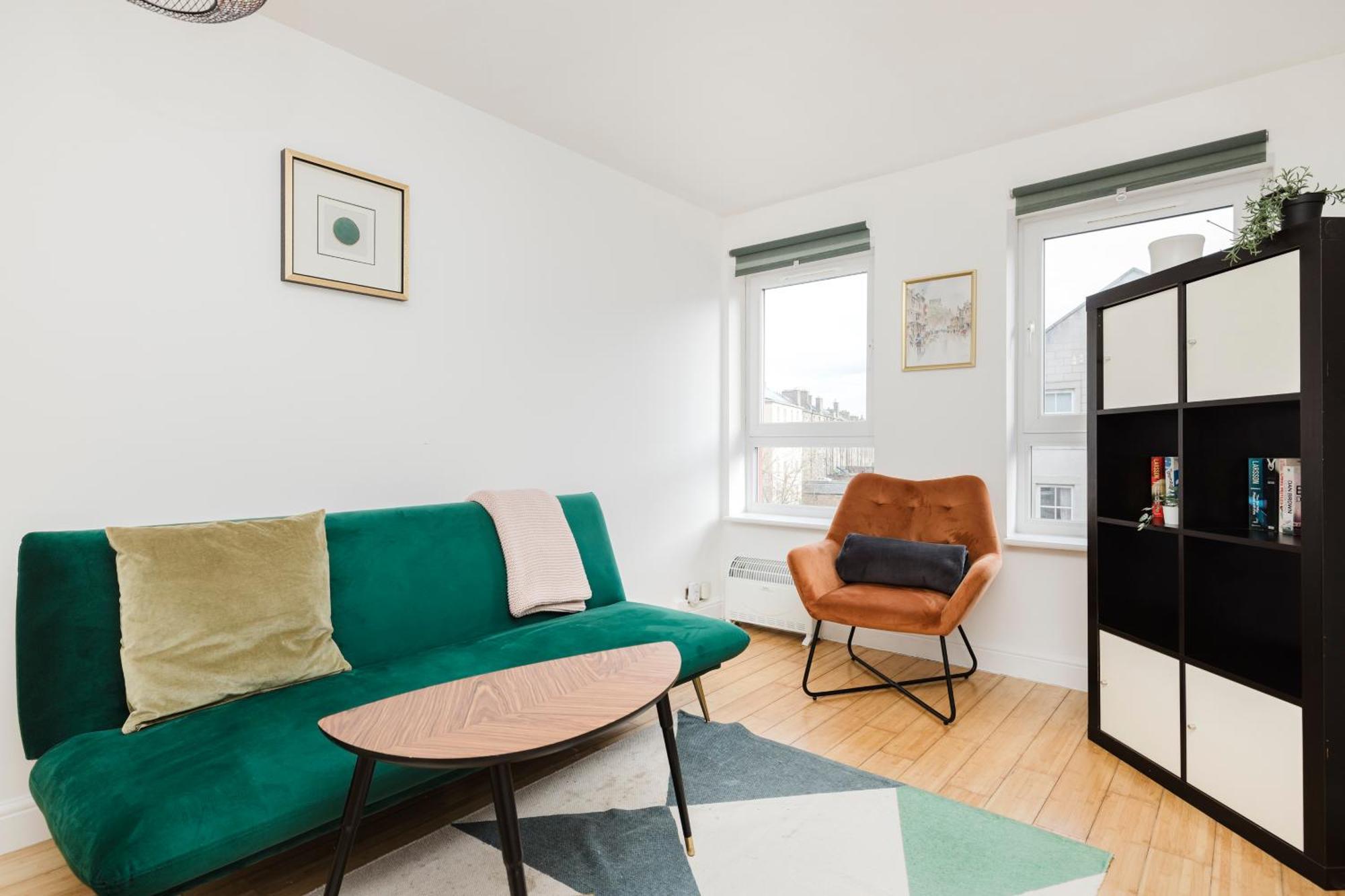 Apartament Joivy Welcoming Flat Near Park Edynburg Zewnętrze zdjęcie